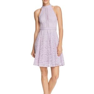 Aqua fit and flare dress